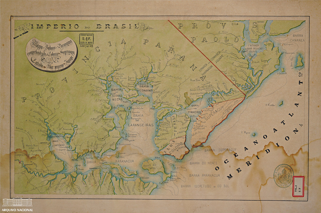 Ilha de Superagui - Mapa Histórico